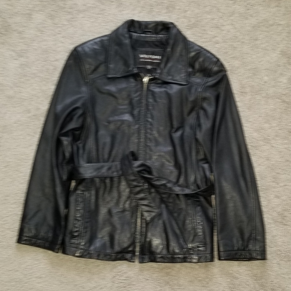 Wilson Women's Leather Jacket with belt